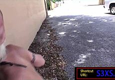 Public gang bang with a blonde mother and POV BJ