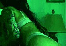 A milf lesbian licks the pussy of a young blonde teen