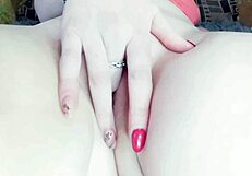 Hot Young Girl Shows Tight Virgin Pussy Then Fucks Herself Gently Moaning