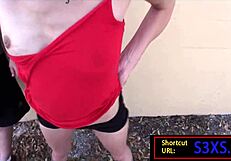 Trailer trash mom public gangbang