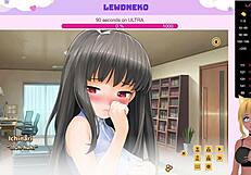 Vtuber Lewdneko Plays Love Cubed Part 4, Hinting At Big Tits And Hentai Fun