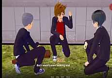 high school dxd parody with anime hentai blowjob scenes