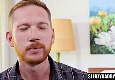 Shocking! Stepfather Catches Step-Son in Gay Bareback Action with Internet Strangers!