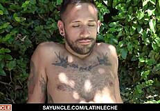 Latinleche - Latino Cuties with Tattoos Banging Hard by the Pool. First Time Turns Wild!