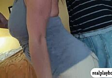 i saw these huge boobied womans at the party having amazin group sex with monster cocks