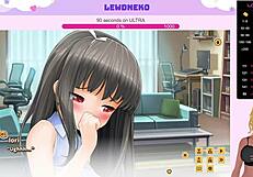 Vtuber Lewdneko Plays Love Cubed Part 4, Hinting At Big Tits And Hentai Fun