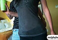 i saw these huge boobied womans at the party having amazin group sex with monster cocks