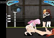 Princess Juliette battles Sofia in fierce lesbian ring catfight