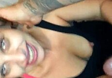 she's sucking that big cock so good