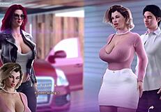 Stepmom Stuck in Shower, Pervert Jerks Off to Huge Ass