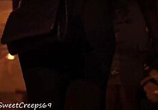 Candid babe got one perfect ass seethrough!