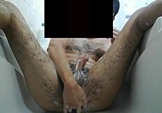 watch the young hairy gay boy in the shower