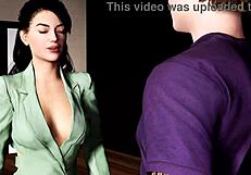 our passion mark hits a petite 18+ mort orgasm in short