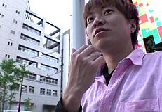 rumored beautiful signboard girl gets hit on for homemade fun