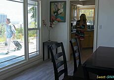 Man, this gorgeous raven-haired teen 18+ just drools over hard cock