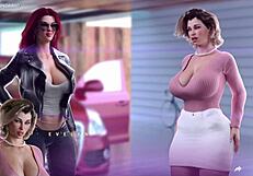 Stepmom Stuck in Shower, Pervert Jerks Off to Huge Ass