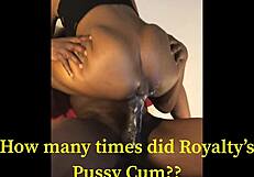 Black Creamy Pussy Royalty Loves To Be Nasty With Loyalty