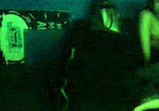 Can't hold back, squirting cum on her face in public