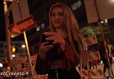 Candid babe got one perfect ass seethrough!