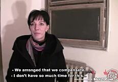 bitch stop - skinny slovak brunette gets anal fucked