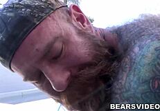 Bold Chubby Carlo Cox Stretches Hunk Jack Dixon's Ass After Blowjob and Rimjob