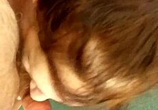 My wife gives me a great blow job and a belly job