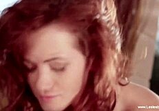 Lesbians licking wet pussy when horny