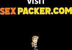 Curly latina enjoys yoga stretching session