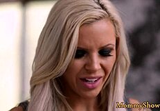 High-Heeled Milf Gets Her Pussy Licked by Horny Stepdaughter.