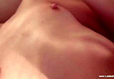 Lesbians licking wet pussy when horny