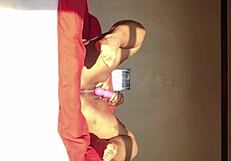 Watch This Ebony's Shaved Pussy Orgasm Solo!