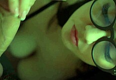 Hot milf sucks and gives great blow job to her man and gets facial cream pie