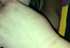 Girlfriend's luscious lips deliver great blowjob on big monster cock