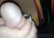 Girlfriend's luscious lips deliver great blowjob on big monster cock