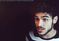 Young Brunette Twink Steals Books