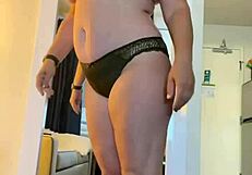 i found these green panties in my drawer and decided to wear them today, feeling comfortable and stylish.