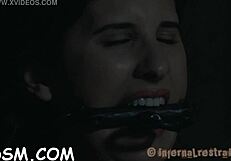 Rough hardcore sadomasochism with blowjob and fucking.