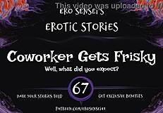 Coworker Feels Intense Orgasm In Erotic Audio