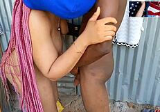 Immigration officers working outdoors