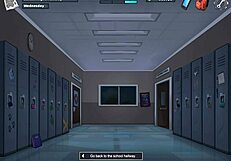 3D mommy gives sexy oral to young guy's big black cock