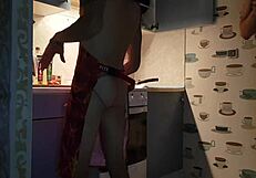 Jasper Cooking In Kitchen With Anal Sex