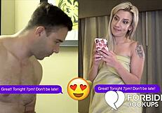 Young wife’s sister gives her lover a deep blow job and then they have sex