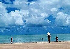 man, a praia got me so horned up...