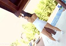 Bold creampie action as Mira gets cuckolded internally. Group threesome ends with cumshot.