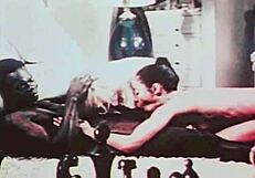 Vintage Interracial Threesome