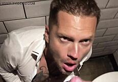 Passionate Blowjob And Bareback In Nightclub Toilet, Intense Emotions