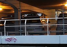 Zarina's Indian teen flashing her pussy and fingering outdoors with oriental babe