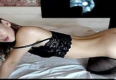 kattia shaking ass for you while sucking off banana