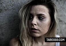 Homeless teen slut aubrey sinclair fucked by a rich man