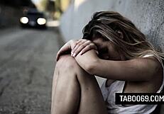 Homeless teen slut aubrey sinclair fucked by a rich man